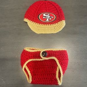 San Francisco 49ers newborn outfit